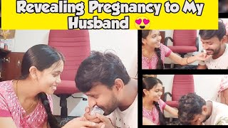 Telling my husband i am pregnant Tamil  pregnancy  tamilumnaanum [upl. by Ahsilaf51]