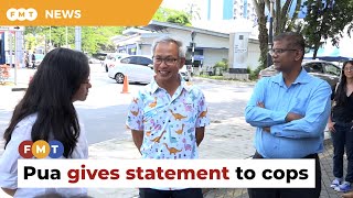 Tony Pua arrives at Bukit Aman [upl. by Nisa]