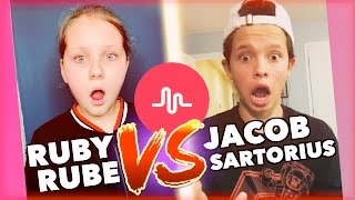 RUBY RUBE VS JACOB SARTORIUS Remaking Musicallys [upl. by Averil]