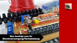 Was benötigt man für die StromversorgungVerkabelung  Modellbahn H0 [upl. by Hy]