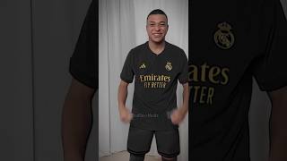 Mbappe In Real Madrid Jersey football mbappe kylianmbappe realmadrid madrid shorts [upl. by Elatan]