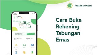 Cara Buka Rekening Tabungan Emas di Pegadaian Digital [upl. by Shapiro343]