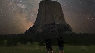 Milky Way Photography  Devils Tower Wyoming [upl. by Healion]