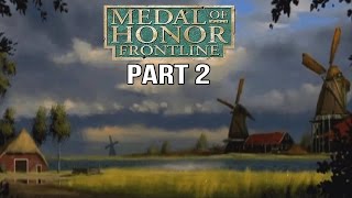 Medal of Honor Frontline Gameplay Walkthrough Part 2  Rough Landing [upl. by Ahsikam]