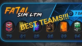 MADFUT 25  Fatal SIM LTM  SEASON 10 ⚠️BEST TEAMS⚠️🔥💯✨ [upl. by Trinia851]