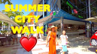 Platja dAro City Walk Summer 🇪🇸 Spain 4K [upl. by Dina475]