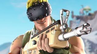 Fortnite in Virtual Reality [upl. by Ahsaei]