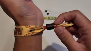 How To Remove Music Festival Wristbands  Lollapalooza 2022 [upl. by Aidas755]