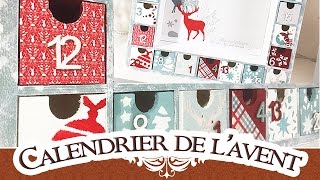 TUTO NOËL DIY Calendrier de lavent avec CREAVEA [upl. by Mirella616]