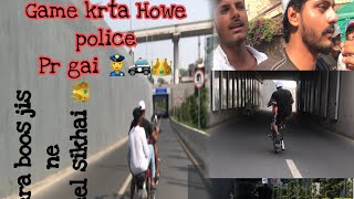 Wheel krta Howe police pr gai 🚓👑 sab bhi deakho or subscribe kroo 👑❤️or share kroo jaldi [upl. by Areivax]