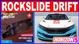 Forza Horizon 5 ROCKSLIDE Drift Zone  Car Restriction Anything Goes S2998 [upl. by Grory623]