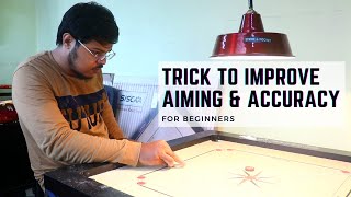 Trick to Improve AIMING and ACCURACY in Carrom  Carrom Aiming Tips [upl. by Desdamonna]