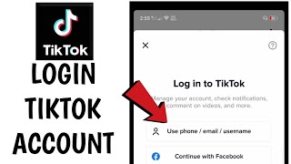 How to Login in Tiktok using Mobile Number [upl. by Brill]