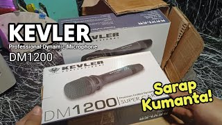 KEVLER PROFESSIONAL DM1200  Precision Crafted Dynamic Microphone  Unboxing and Review [upl. by Ana]