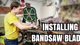 How To Replace a Bandsaw Blade [upl. by Manny]