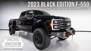 2023 Black Edition F550 Truck Build amp Delivery [upl. by Hayden]