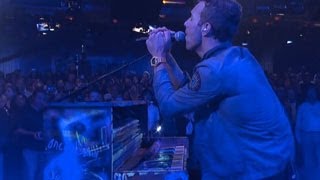 Coldplay  Clocks Live on Letterman [upl. by Simetra]