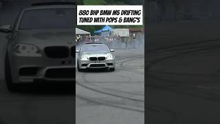 😳800 BHP BMW M5 drifting mad tuned pops and bangs 💥 [upl. by Limber189]