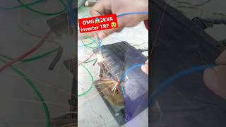 2000W solar inverter TRF short circuit on battery side handmade project [upl. by Korfonta]