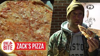 Barstool Pizza Review  Zacks Pizza Randolph MA [upl. by Oemor283]