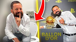 On sincruste au Ballon dOr  Caché 24h dans les WC [upl. by Rolf]