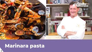 MARINARA PASTA Pasta with seafood Italian recipe [upl. by Luelle]