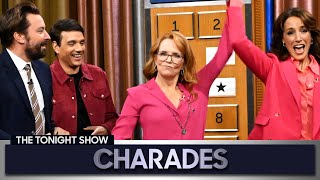 Charades with Ralph Macchio Jennifer Beals and Lea Thompson  The Tonight Show [upl. by Aielam]