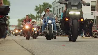 Tourism boost from Biketoberfest energizes Daytona Beach [upl. by Nnyltiak]