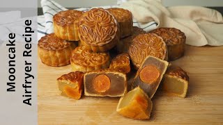 Traditional Mooncake Airfryer Recipe [upl. by Allix]