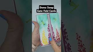 Demo Swaps Gate Fold Cards [upl. by Ynotna]