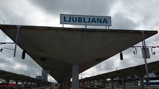 Ljubljana Train Station  Slovenia 🇸🇮 [upl. by Laehplar]