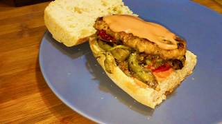 Sandwich mit Salsiccia Italienische wurst  Antipasti kochen einfach und lecker [upl. by Pfosi]