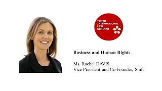 Business and Human Rights – Ms Rachel Davis CoFounder and Vice President Shift [upl. by Neenahs226]