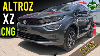 Tata Altroz XZ CNG 2023 Model Review 🔥 Price Features Boot Space Engine amp All Details [upl. by Steady17]