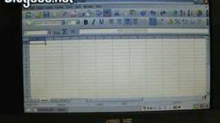 OpenOffice with a EEE PC 701 [upl. by Cath619]