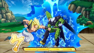 TOP 5 the best GOGETA COMBOS  DBFZ [upl. by Resaec607]