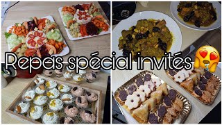 Préparation repas pour des invités  comment je morganise [upl. by Leeke539]