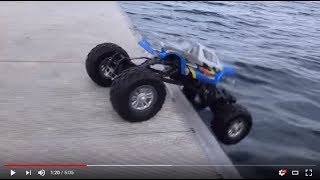 Redcat Rockslide SuperCrawler 01 Terrain Test Water Resistance [upl. by Drogin]