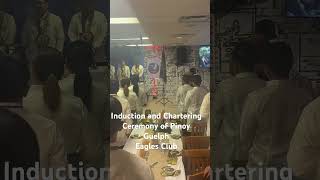 Induction and Chartering Ceremony of Pinoy Guelph Eagles Club [upl. by Yhtorod]