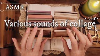 ASMR｜コラージュの色々な音Various sounds of collage｜sleepingRelaxing 睡眠作業BGM [upl. by Osmond522]