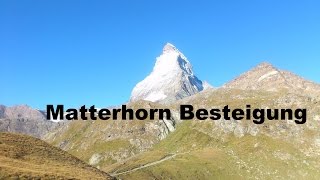 Matterhorn 4478m Besteigung via Hörnligrat 080916 Abenteuer Berge Remo Iller [upl. by Hainahpez]