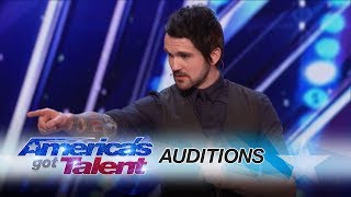 Colin Cloud Real Life Sherlock Holmes Reads Minds  Americas Got Talent 2017 [upl. by Kauffman11]