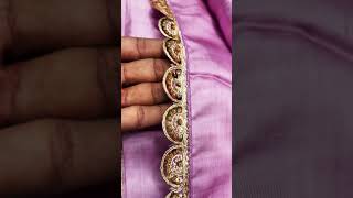 Cut work saree lace embroiderypattu saree lace shop in Ameerpet Hyderabad [upl. by Gnuh]