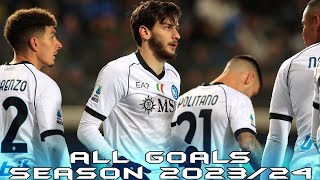 Napoli  All Goals 202324 [upl. by Lister]