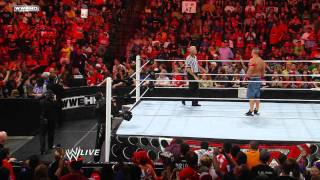 Raw John Cena vs RTruth [upl. by Oivalf119]