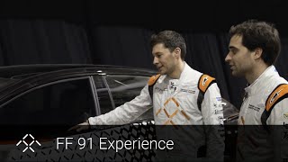 Faraday Future  Dynamic Drive Experience Formula E Driver Ride Along  FF 91 [upl. by Ahserkal227]