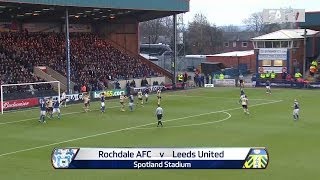 ROCHDALE AFC vs LEEDS UNITED 20 Official Goals amp Highlights FA Cup Third Round [upl. by Witt]