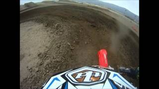 Crf250r valve drop at Elsinore mx [upl. by Holton928]