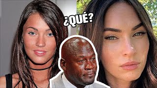 Megan Fox y sus LAMENTABLES cirugías  ANTES Y DESPUÉS [upl. by Melonie92]