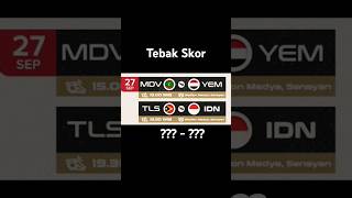 Tebak Skor Timor Leste vs Indonesia U20 [upl. by Ijar]